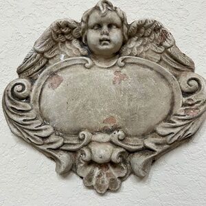 Cherub Face Wall Plaque